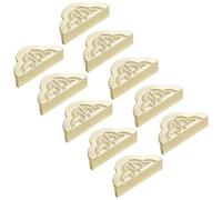 Set of 10, Cabinet Pulls Drawer Handles Decorative Wardrobe Cupboard Metal Pull Bathroom Zinc Alloy Furniture Knobs Dresser Door Handle with Mounting Screws
