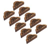 Set of 10, Cabinet Pulls Drawer Handles Decorative Wardrobe Cupboard Metal Pull Bathroom Zinc Alloy Furniture Knobs Dresser Door Handle with Mounting Screws