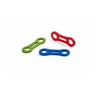 Set of 10 carabiners Ocun Biner fix Bleu 16 mm