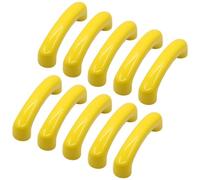 Set of 10, Ceramic Drawer Pulls Smooth Finish Dresser Handle, Modern Kitchen Bathroom Cupboard Wardrobe Cabinet Handles for Home Renovation Furniture Decor