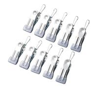 Set Of 10 Chain Styles Without Traces Drying Clips Laundry Clips Clip Suitable For Various Needs No Mark Clothes Pegs