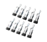 Set Of 10 Chain Styles Without Traces Drying Clips Laundry Clips Clip Suitable For Various Needs No Mark Clothes Pegs
