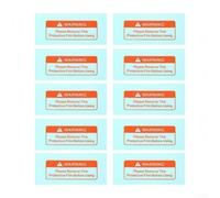 Set of 10 Clear Lens Replacement Plates for Welding Helmets Featuring PC Protective Sheet for Hydrogen, Electric Welding and Cutting Applications