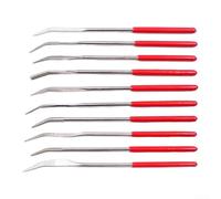 Set of 10 Curved Files for Working on Unique Shapes in For Stone and Glass Projects