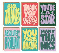 Set of 10 Cute Appreciation Cards with Envelopes - Bold and Fun Unique Appreciation Card Designs - Bulk Pack Set of Thank You Cards for Coworkers, Employee, Teachers, Recognition & Gratitude