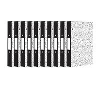[Set of 10] Designer Ring Binder Files, A4,35 mm Spine, Slim 2-Ring -Unique Design Document Files (Spots & Stripes Design)