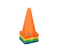 Set of 10 Dunlop Training Cones Plastic