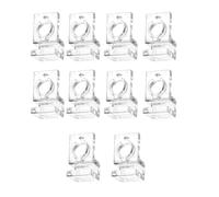 Set of 10 Durable Aquarium Cover Clip Holder Aquarium Lid Stand Easy Installation Acrylic Clamp Clip Aquarium Lid