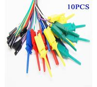 Set of 10 For Logic Analyzer Test Hooks Essential Accessories for Arduino and For Raspberry Pi Users