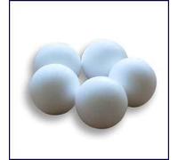 Set of 10 Garlando White table football balls (33mm diam) by Garlando