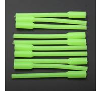 Set of 10 Glow in the Dark Fishing Sleeve Tubes, Silicone Covers for Hook Leader and Night Fishing