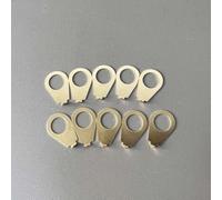 Set of 10 Guitar Knobs Pointer Plates for Gibson LP Electric Guitar, Ideal for Pot Diameter Under 9 5mm (Gold)