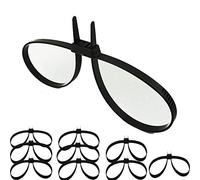 Set of 10 - Heavy Duty Strong Extra Long Disposable Flexible Zip Tie Handcuffs, Double Locking Zip Ties Cuff Restraints Very Thick Ties,Police Tactical Riots Sports Handcuffs,Tensile Strength: 200LBS,