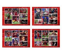 Set Of 10 Liverpool 2019 Champions League Signed 12x8 Inch Montage Autograph Photo Prints WIth Pre Printed Signatures Which Would Make A Superb Gift For Any Fan.