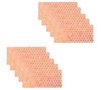 Set of 10 Luxury Gold Shagun Envelopes -Indian Wedding Money Envelopes, Diwali Cash Gift Covers, Traditional Festive Gift Sleeves (Peach)