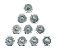 Set of 10 M8 Bar Nuts Compatible with MS170 MS171 MS180 MS181 MS190T MS192 MS192T MS193T M00 M00T M01T M10 M11 M30 M40 M50 M60 M70 M80 M91