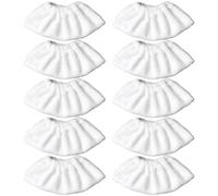 Set of 10 Microfibre Covers Hand Nozzle Cover Set Compatible with Kärcher Steam Cleaner Accessories EasyFix SC 2, SC 3, SC 4, SC 5 (for Hand Nozzle)