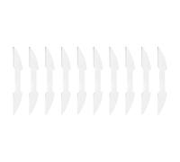 Set Of 10 Nonslip Flute Lip Plate Guard Silicone Flute Mouth Positioning Sticker Silicone Texture For Positioning