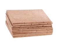 Set of 10 Pcs Saxophone Neck Cork Sheet for Soprano/Tenor/Alto Sax Parts