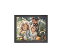 Set of 10 Picture Frames with 16 Mats, Maroon Brown + Heather Greige + Ash Black / 10 Pack