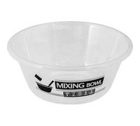 Set Of 10 Plastic Deep Mixing Bowls - 20cm Transparent Ingrediants Bowl | Ideal For Kitchen, Catering, Resataraunts, Cooking | Tableware Bowl for Mixing, Whipping, Double Boiling & Marinating