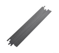 Set of 10 Plastic Welding Rods Compatible with ABS, PP, PVC and PE for Various Repair Needs (Grey(PVC))