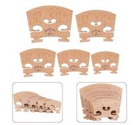 Set of 10 Regular Type Wooden Violin Bridges Perfect for Maintaining the for STRUCTURAL Integrity of Your Violin (3/4)