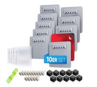Set of 10 Reliable Picture Frame Hangers Includes Everything Needed for Safe Wall Mounting
