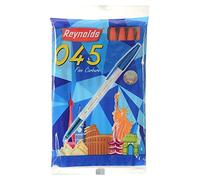 Set of 10 Reynolds 045 fine carbure Non smudge ball Point pens RED