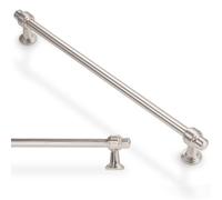 Set of 10 Satin Nickel Brushed Cabinet Handles 320mm Zinc Alloy Drawer Pulls Modern Durable Hardware for Kitchen & Furniture Stylish Cabinet Accessories