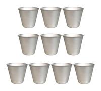Set of 10 Small Cake Aluminum Molds Nonstick Cupcakes Bakings Cups Metal and Darioles Moulds Western Cake Cup Nonstick Cupcakes Bakings Cups