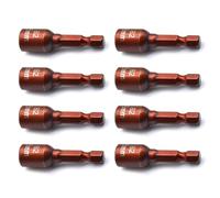 Set of 10 Strong Drill Bit Nut Driver Socket Bit 1/4Inch Hexagonal Shank Socket Adapter for Efficient Repair Shank Adapter