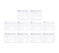 Set of 10 Travel Friendly Pills Bags with Secure Zippered Closure and Tablets Storage Pouches Medication Bag