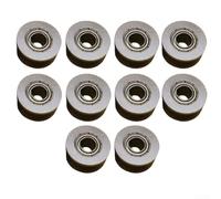 Set of 10 V624ZZ Groove Round Bottom Track Pulley Bearings Sliding Rollers Bearings Suitable for Communication Devices and Fitness Equipment Use