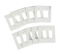 Set of 10 White Slide Mounts Standard 135 Mount Texture for Artists Educators and Collectors White Mount