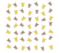 Set of 100 Bow Martini Glass Confetti, Brown&Gold Glitter Coquette Margarita Cocktail Table Scatter, Expresso Martini Birthday/Bachelorette Party Decoration