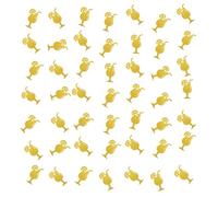 Set of 100 Citrus Cocktail Glass Confetti, Gold Glitter Just A Spritz Older Table Scatter for Citrus Lemon Cocktail Themed Birthday/Bachelorette Party Decoration