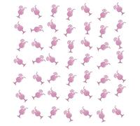 Set of 100 Citrus Cocktail Glass Confetti, Pink Glitter Martini Table Scatter for Citrus Lemon Cocktail Themed Birthday/Bachelorette Party Decoration