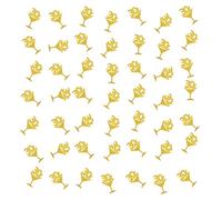 Set of 100 Dirty Martini Confetti, Gold Glitter Dirty Thirty Paper Scatter, Cocktail Cheers to 30 Years Smash Cake Decor, Martini 30th Birthday Party Decoration