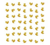 Set of 100 Duck Confetti, Gold Glitter Duck Paper Scatter, Duck Party Confetti, Duck Smash Cake Decor, Animal Themed Birthday Party Decor