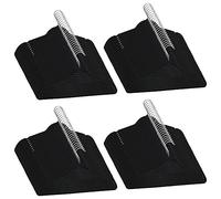 Set of 100 Hangers Non-Slip Black Velvet, 44.5 x 23.5 cm, with 360 Degree Rotating Hook, 5 kg Load Capacity, Ideal for Wardrobe, Closet, Bedroom, Space-Saving and Wrinkle Free