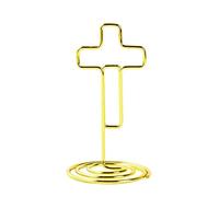 Set of 100 Multifuntional Metal Memo Holders Card Holder Stand Meeting Note Holder Perfect for Home and Event Memo Clip Stand
