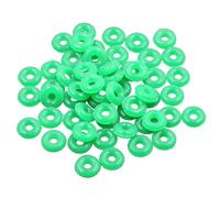 Set of 100 Multifuntional Spacer Rings Charm Loose Rings Silicone Easy Threading Suitable for Making Handmade Supplies
