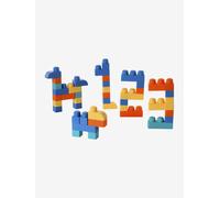 Set of 100 Plastic Building Bricks multicoloured