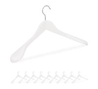 Relaxdays Set of 100 Suit Hangers White