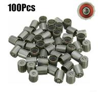 Set of 100 TPMS Compatible Plastic Tire Valve for Cars Trucks Bikes and More