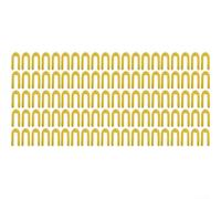 Set of 100 U Shape Plastic Horseshoe Washer Tile Crosses Spacers for Tile Joint Alignment and Leveling Compatible with Marble Granite Porcelain Tiles