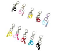 Set of 10Pcs Colorful Silicone Pen Clip Easy Access Lanyard Pen Holder Clips for Nurses Doctor Student Teacher Silicone Clip