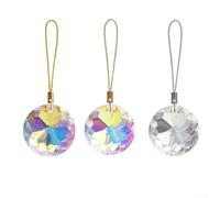 Set of 12 Beautiful For Crystal Balls for Christmas Tree Hangings Celebrate the Season (A)