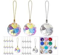 Set of 12 Beautiful For Crystal Balls for Christmas Tree Hangings Celebrate the Season (C)